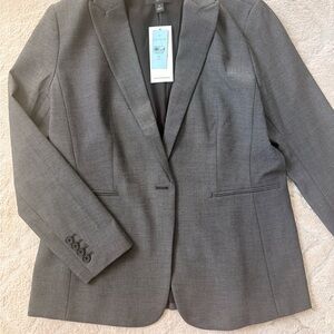 Ann Taylor Gray Blazer